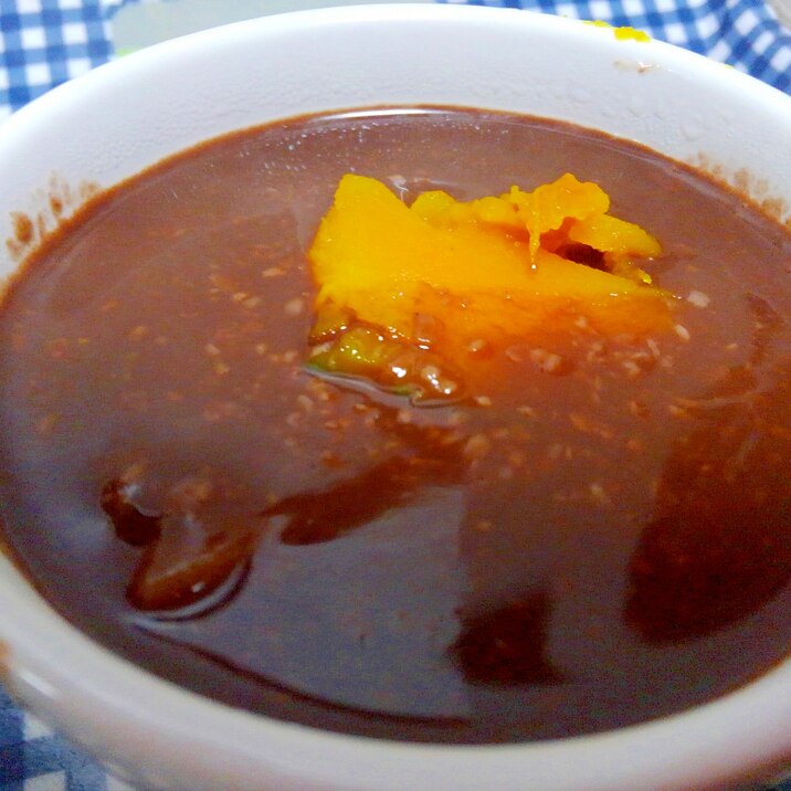 甘酒ココアのおしるこ風(生姜入り)